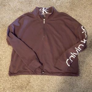 Quarter length Calvin Klein pull over
